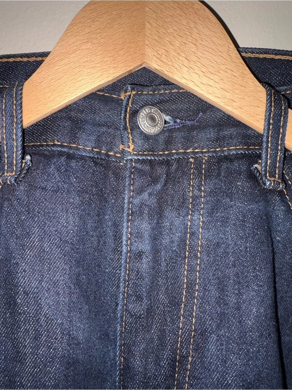 Men's Levi 550 Dark Blue Straight-Leg Jeans 34x29